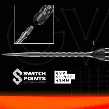 Preview: Steel Dartset Gian van Veen TS-PRO 90% Switch Point